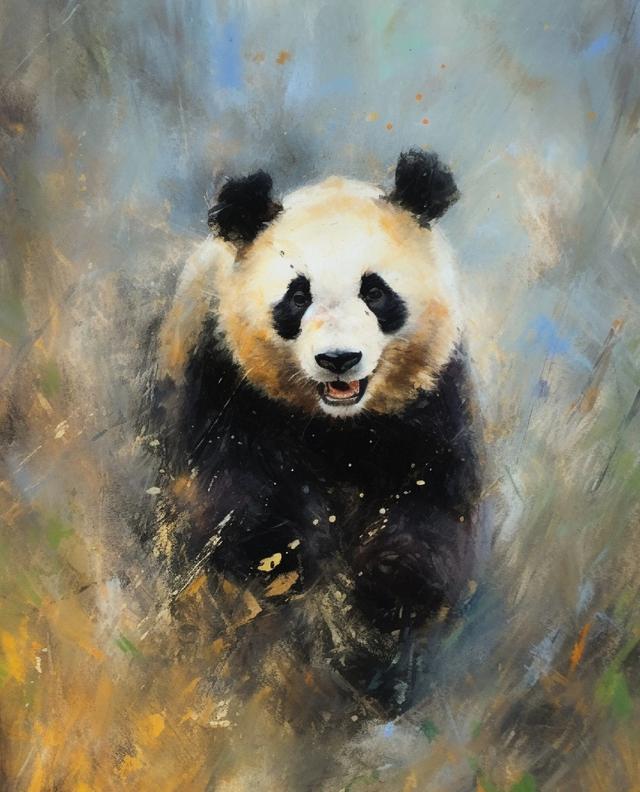 手机壁纸油画版熊猫西方油画女性人物欣赏全身-第1张图片-太平洋在线下载